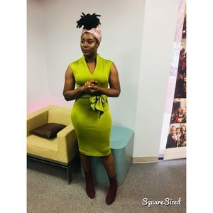 Beautiful formal green dress